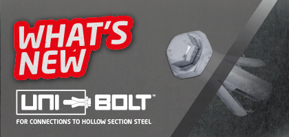 What's New 🔥ICCONS UNI-BOLT™, The Certified Solution for Hollow Section Steel Connections with limited access