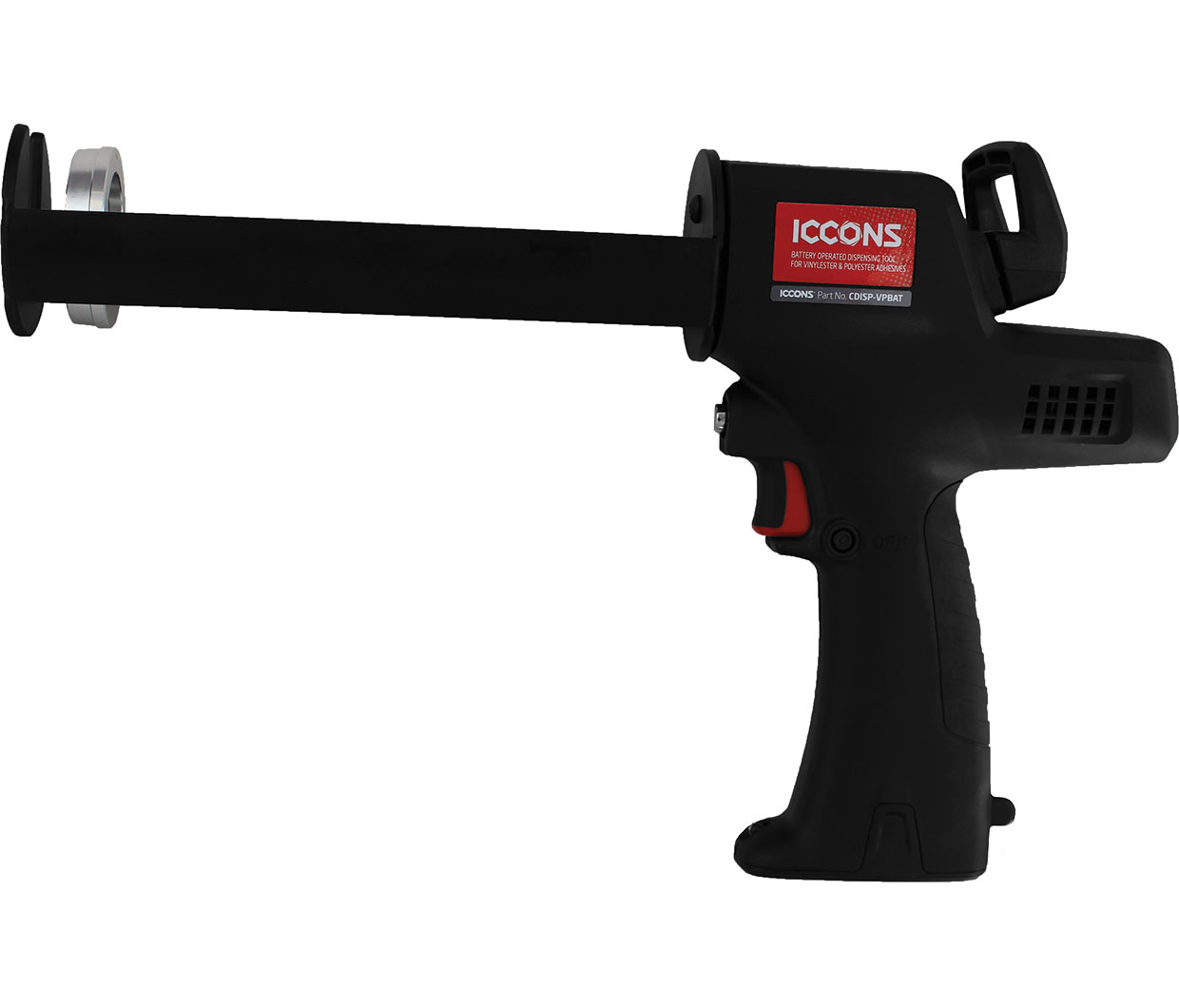 ICCONS BATTERY OPERATED CARTRIDGE GUN FOR 420ML VINYL/POLYESTER