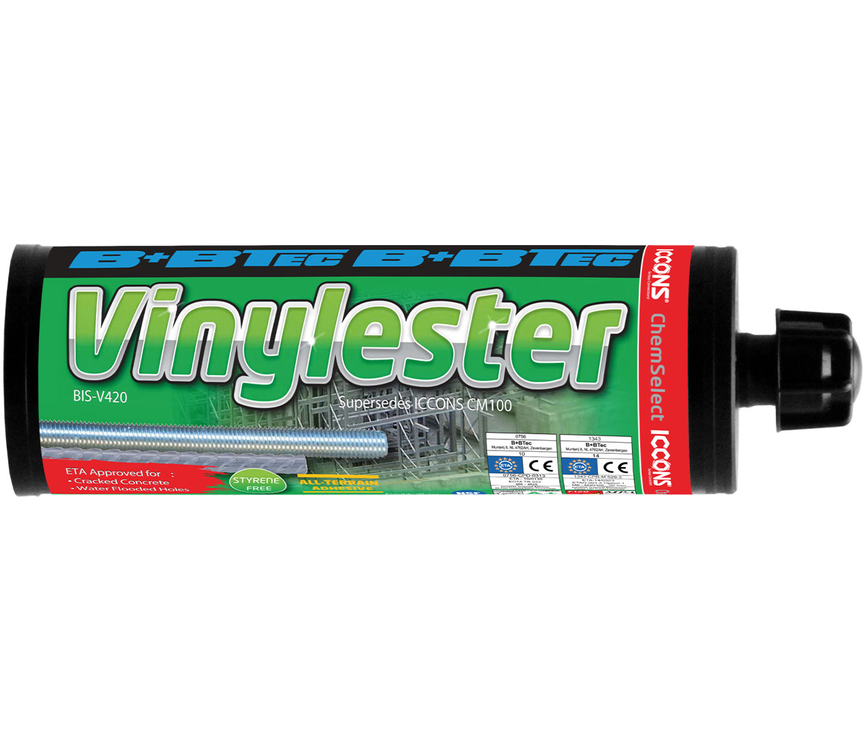 BBTEC VINYLESTER STYRENE FREE 420ML INJECTION SYSTEM 