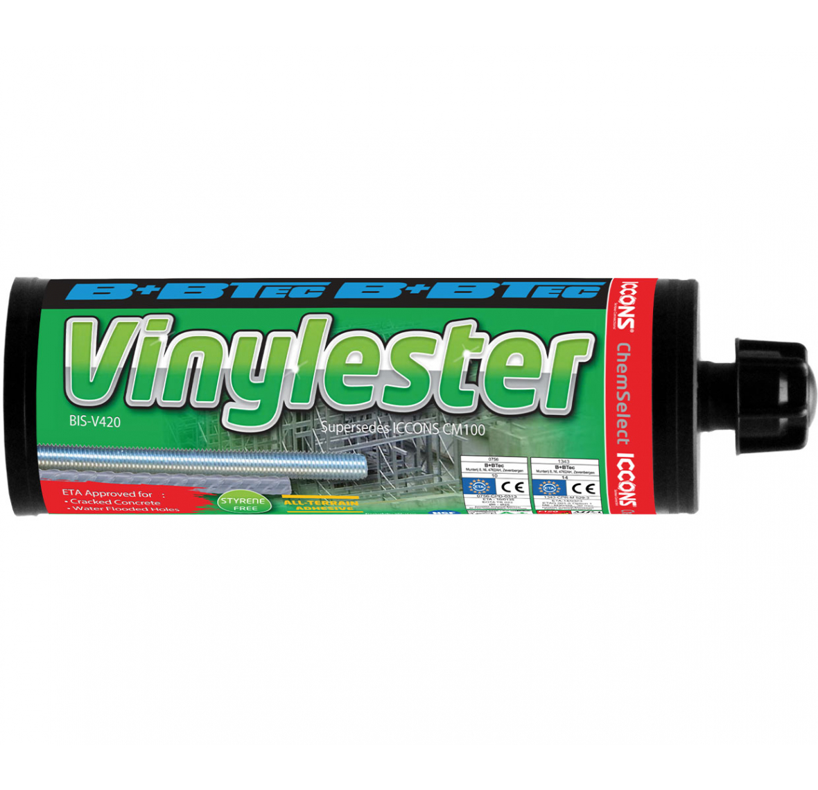BISV Vinylester Injection Adhesive with C1 Seismic Certification