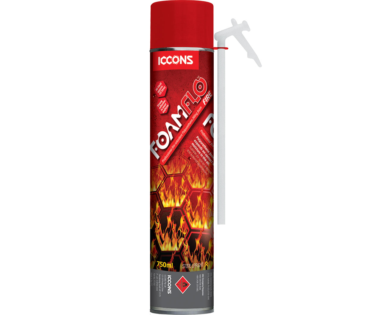 ICCONS FOAM FLO FIRE RETARTANT 750ML 