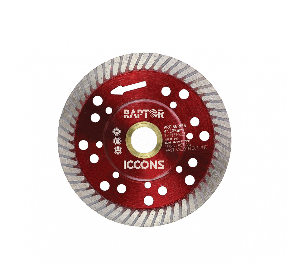 Angle Grinder Blade Turbo Rim Thin Series for Ceramic / Porcelain Tiles