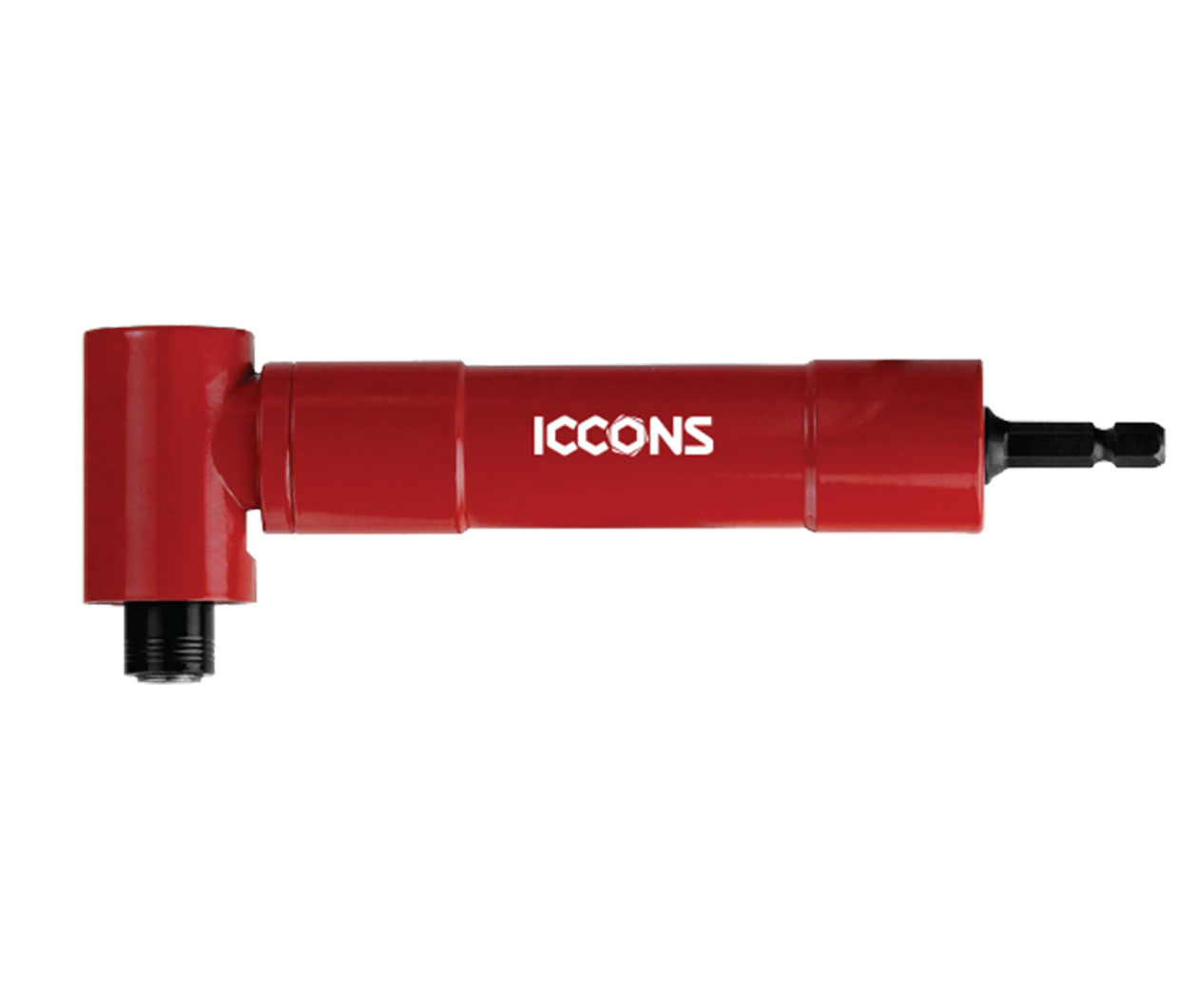 ICCONS RIGHT ANGLE DRILL ATTACHMENT WITH QUICK RELEASE - 1/4'' X 63MM