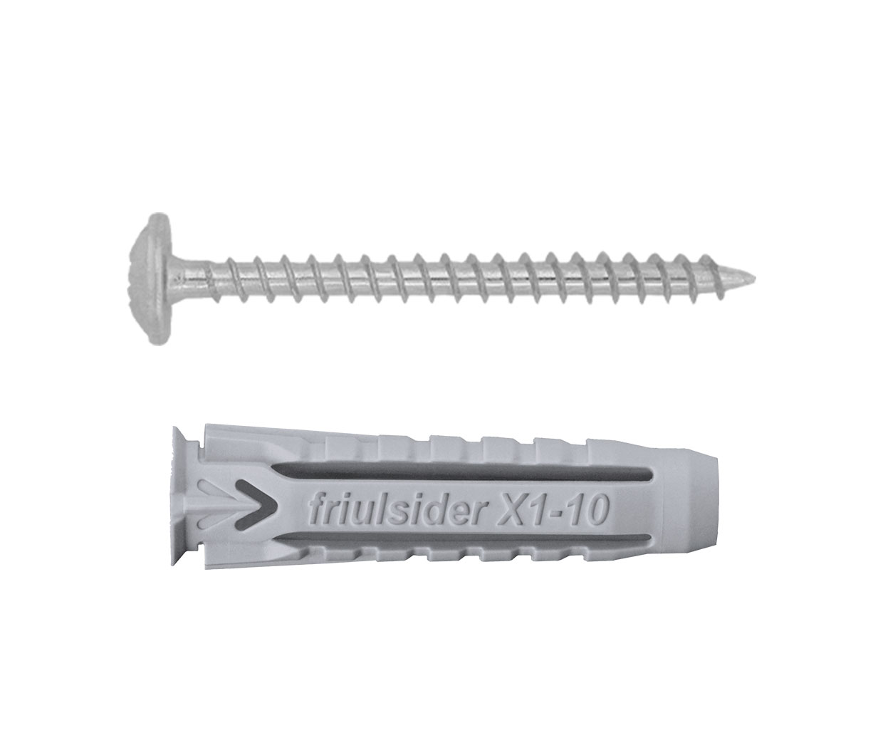 FRIULSIDER NYLON FRAME FIXING PAN HEAD SCREW 5 X 25MM 