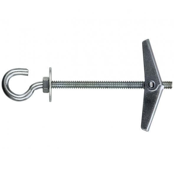 Cup Hook Spring Toggle - Zinc Clear