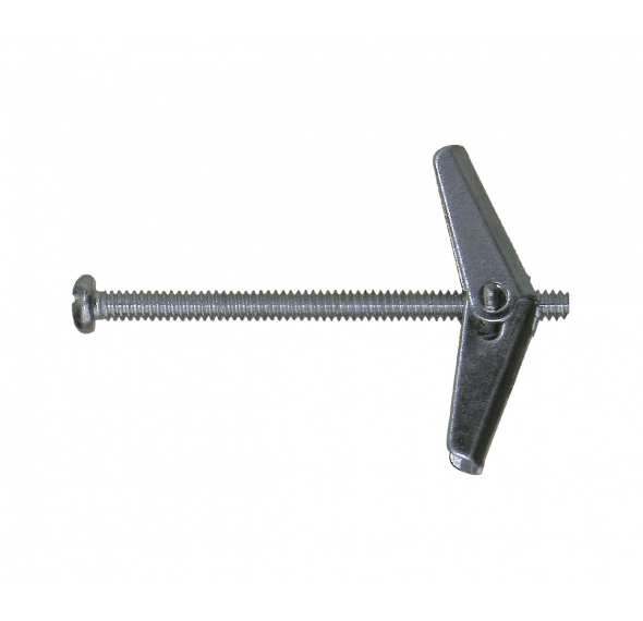 Round Head Spring Toggle - Zinc Clear