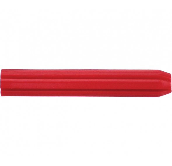6mm PVC Wall Plug - Red