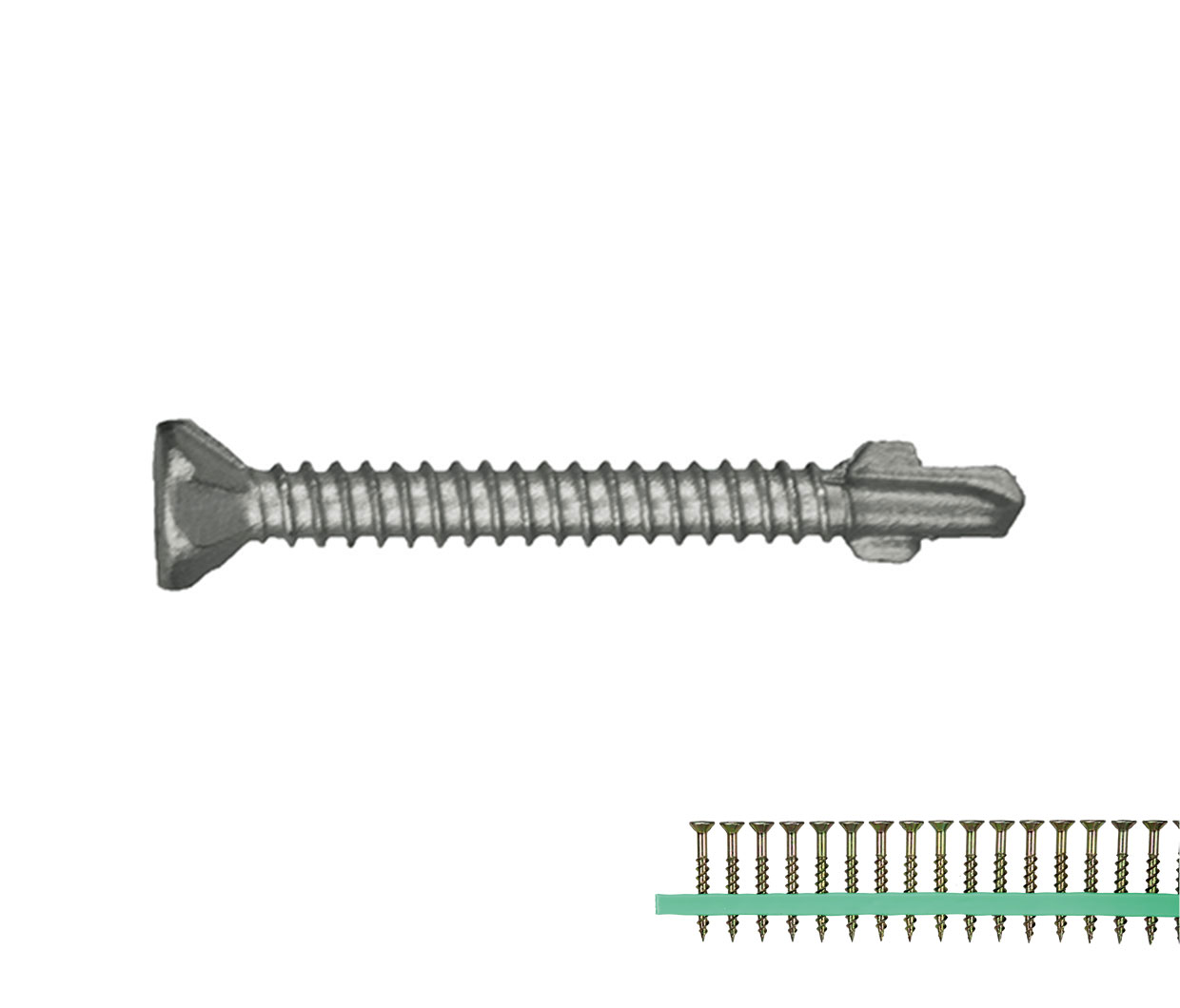 MURO M136 SELF DRILLING C3 WING 8 X 32MM STRIP 