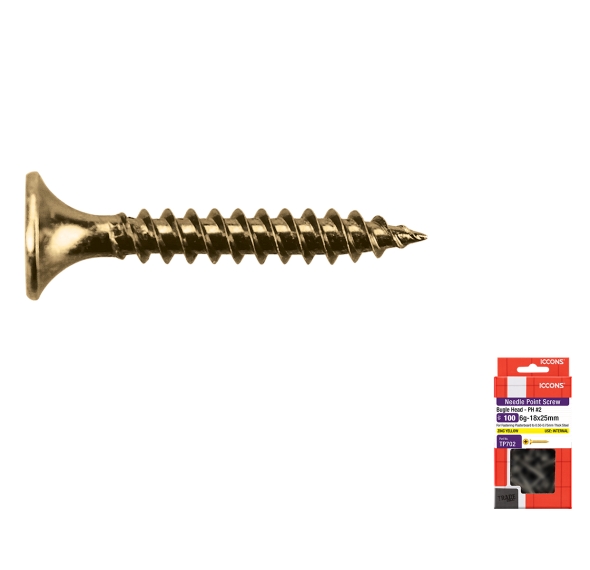 Trade Pack - Needle Point Bugle Head - Fine Thread (For Fixing Plasterboard)