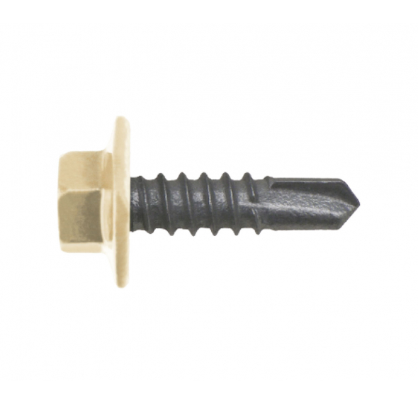 Painted - Self Drilling Hex - Coarse Thread