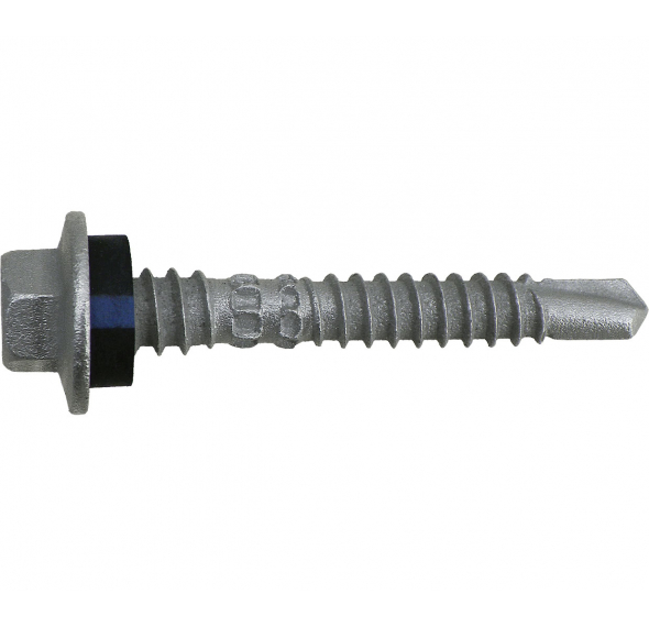 Self Drilling Hex Top Grip with Sealing Washer - Coarse Thread