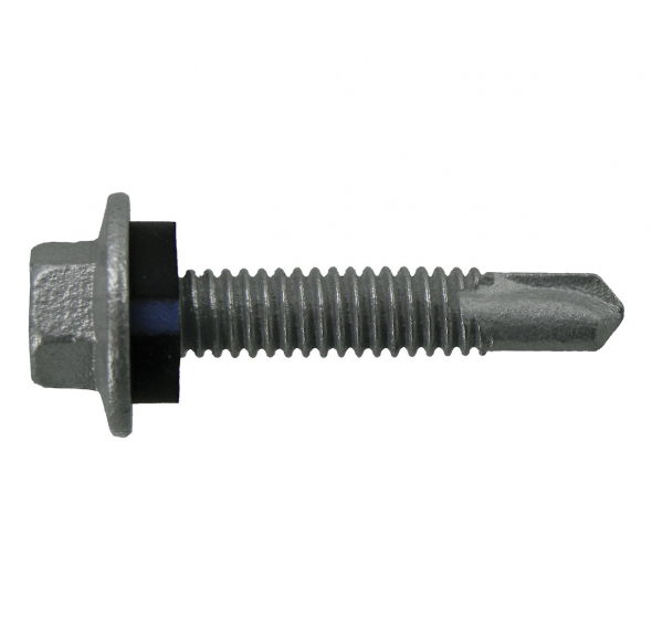 Self Drilling Hex with Sealing Washer - Fine Thread
