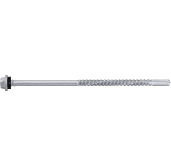 Self Drilling Hex 5 Series Long Screw with Sealing Washer Fine Thread