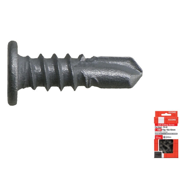 Trade Pack - Self Drilling Flathead - Coarse Thread