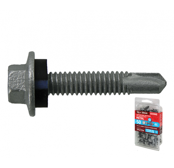 Trade Pack - Self Drilling Hex with Sealing Washer - Fine Thread