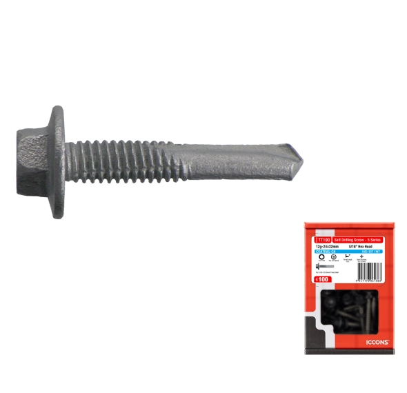 Trade Tub - Self Drilling Hex 5 Series - Fine Thread